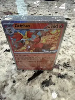Delphox [STAFF] 074 Chaos Rising Prerelase Black Star Promo Pokemon Card - Image 1