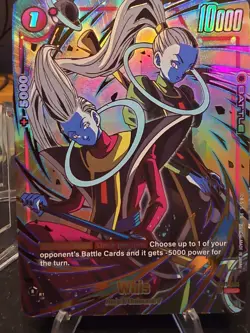 Whis FB01-004 1st Anniversary Promo Alternate Art Dragon Ball Card Fusion World - Image 1