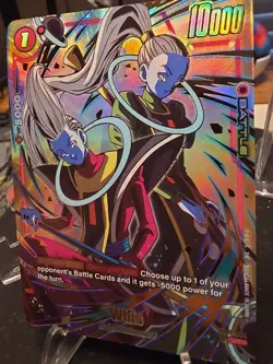 Whis FB01-004 1st Anniversary Promo Alternate Art Dragon Ball Card Fusion World - Image 3
