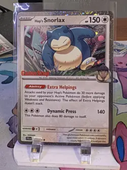 Hop's Snorlax - (GameStop) (Cosmos Holo) 117/159 Miscellaneous Cards & Products - Image 1