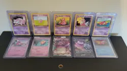 Pokemon Cards Slowpoke And Slowbro Lot Includes First Editions - Image 1