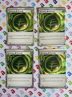 Growing Energy x4 086/088 Playset Perfect Order - Pokemon TCG - Lot A - Image 1