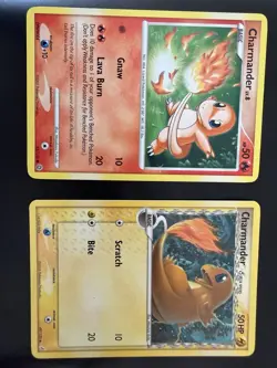 Pokemon TCG Charmander Lot 82/132 2007, 49/100 2006. NM - Image 1