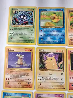 Vintage Pokemon Lot Of 20 WOTC Base Set Jungle Fossil Lot Unlimited MP - Image 2