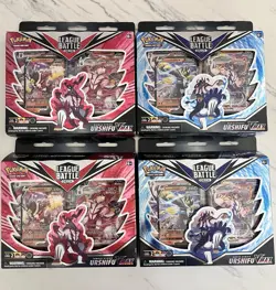 (LOT OF 4) Pokemon TCG League Battle Deck Urshifu VMAX Single/Rapid Strike 2021 - Image 1