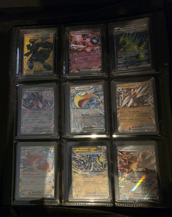 Pokemon TCG Full Art Holo Mixed Lot Binder Pages, English (Zacian, Mewtwo) - Image 1