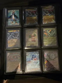 Pokemon TCG Full Art Holo Mixed Lot Binder Pages, English (Zacian, Mewtwo) - Image 3