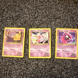 Pokemon TCG Gym Heroes 1st Edition Sabrina's Lot: Drowzee/Mr Mime/Gastly - Image 1