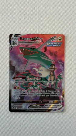 Pokemon TCG: Rayquaza VMAX TG20/TG30 Swsh12 Silver Tempest Trainer Gallery NM - Image 1