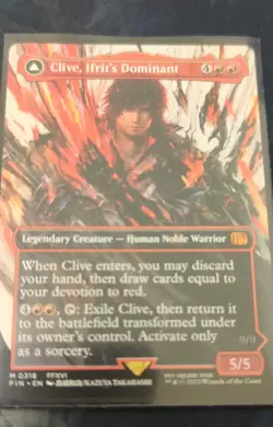 Clive, Ifrit's Dominant (0318) (Borderless) Final Fantasy Regular - Image 1