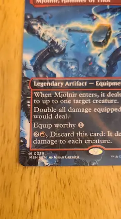 Mjolnir, Hammer of Thor (Borderless) (0339) Marvel Super Heroes MTG Regular - Image 2