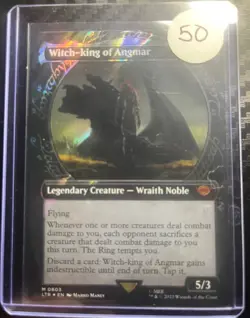 Witch-king of Angmar 0803 – LOTR Showcase Surge Foil Mythic Wraith Noble MTG - Image 1