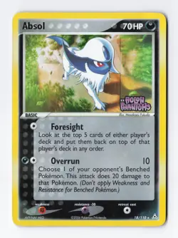 Absol 18/110 Reverse Holofoil Rare EX Holon Phantoms Vintage Pokemon Card LP - Image 1