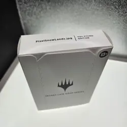MTG Secret Lair PixelSnowLands.jpg Foil Etched Edition Sealed 5 Snow Lands NEW - Image 1
