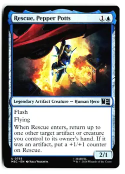 Rescue, Pepper Potts 755 Commander: Marvel Super Heroes Magic: The Gathering - Image 1