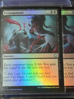 Exanguinate FDN 173 Magic MTG U FOIL NM - Image 5