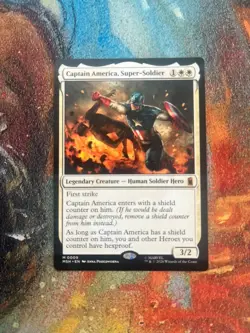 Captain America, Super-Soldier (non-foil) - Marvel Super Heroes - MTG Singles - Image 1
