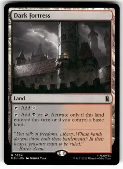 Dark Fortress 264 NM MTG Marvel Super Heroes Magic - Image 1