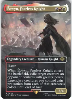 Eowyn, Fearless Knight (Borderless) Foil 430 Universes Beyond: The Lord of the R - Image 1