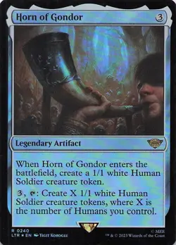 Horn of Gondor Lord of the Rings: Tales of Middle-Earth Foil - Image 1