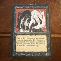 Magic the Gathering MTG Arabian Nights Cuombajj Witches LP - Image 1
