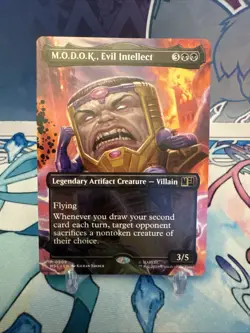 M.O.D.O.K., Evil Intellect (Borderless) - Marvel Super Heroes Regular - Mtg - Image 1