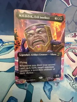 M.O.D.O.K., Evil Intellect (Borderless) - Marvel Super Heroes Regular - Mtg - Image 2