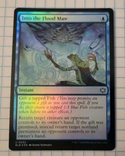 Into the Flood Maw - Bloomburrow FOIL 0052 U BLB INSTANT - Image 1