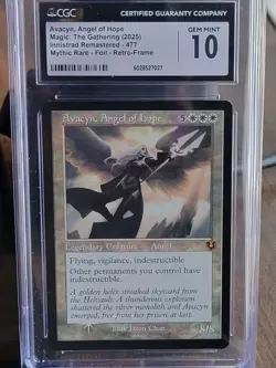 GCG 10 Avacyn Angel of Hope (Retro Frame) Innistrad Remastered Foil Magic MTG - Image 2