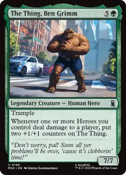 The Thing, Ben Grimm U Marvel Super Heroes 190 NM - Image 1