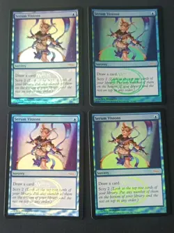 x4 Serum Visions Foil Promo DCI Arena League NM/LP Play Set MTG - Image 1