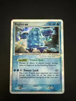Regice Ex Hidden Legends 97/101 Holo Rare Pokemon TCG Nintendo Cracked Ice LP-NM - Image 1