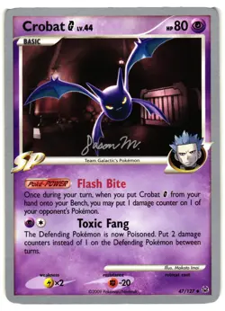 Pokemon TCG Crobat G 47/127 Uncommon World Championship Decks NM - Image 1