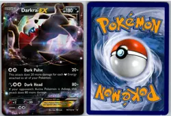 Darkrai EX 74/122 Holo EX Rare BREAKpoint Pokemon - Image 3