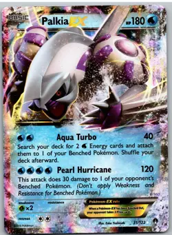 Palkia EX 31/122 Holo EX Rare BREAKpoint Pokemon - Image 1