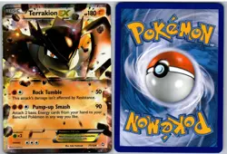 Terrakion EX 71/124 Holo EX Rare Dragons Exalted Pokemon - Image 3