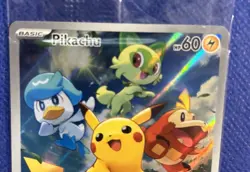 Pokemon TCG Pikachu 027 SVP Paldea Evolved Black Star Promo SEALED - Image 4