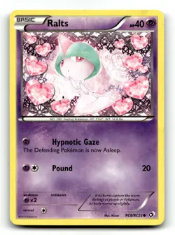 Ralts RC8/RC25 Holo Legendary Treasures: Radiant Collection Pokemon Holo MP - Image 1
