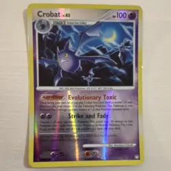 The Pokemon Company Crobat 23/123 Mysterious Treasures Reverse Holo Rare 100 HP - Image 1