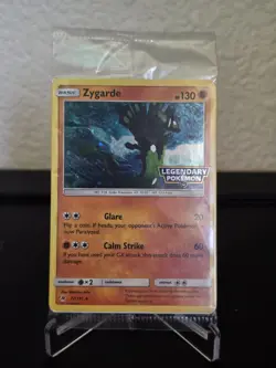 SEALED Zygarde 072/131 Cosmos Holo Forbidden Light Legendary Stamp POKEMON 2017 - Image 1