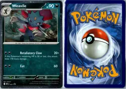 Pokemon Card - Weavile (Cosmos Holo) ME: Mega Evolution Promo 021 Holo Holo LP - Image 3