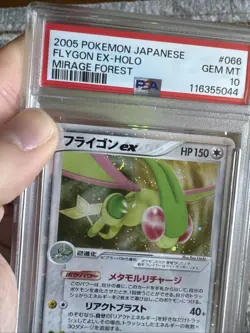 Pokemon Flygon ex Mirage Forest Unlimited Japanese Holo #066 PSA 10 (SWIRL) - Image 2