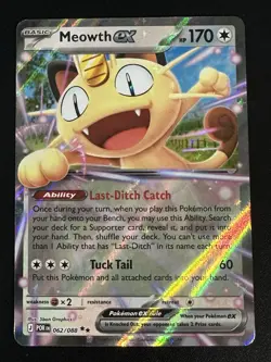 Meowth EX 062/088 Pokemon Perfect Order Double Rare Holo NM - Image 1