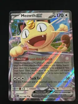 Meowth EX 062/088 Pokemon Perfect Order Double Rare Holo NM - Image 3