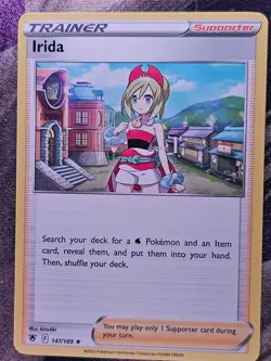 Irida 147/189 Holo Rare Astral Radiance Pokemon Holo Near Mint - Image 1