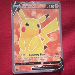 Pikachu V 157/172 Brilliant Stars Holo Ultra Rare 330 HP EN 2022 - Image 1