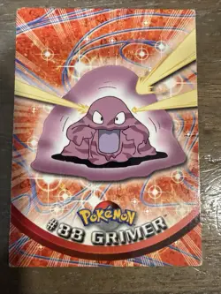 Grimer #88 Non Holo Blue Logo Topps Pokemon TV AnimationMP - Image 1