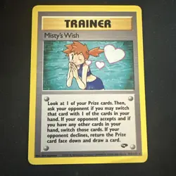 Misty's Wish - 108/132 Rare Gym Challenge - NM Pokemon TCG - Image 1