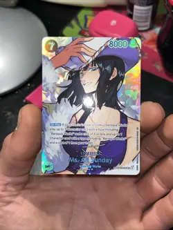 One Piece CCG Ms. All Sunday (SP) OP14-084 SR - The Time of Battle (OP16) - Image 2