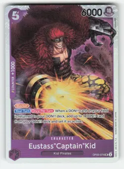 One Piece EUSTASS"CAPTAIN"KID OP05-074 Awakening of the New Era FOIL NM - Image 1
